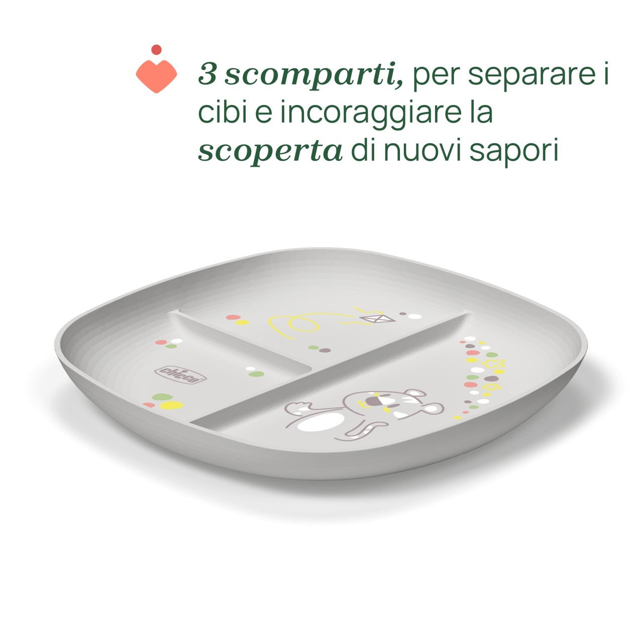 CHICCO PIATTO PORZIONATO 12+