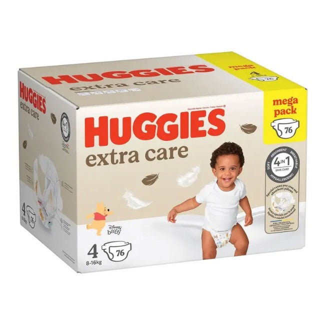 HUGGIES EXTRA CARE MEGA SCORTA TG.4