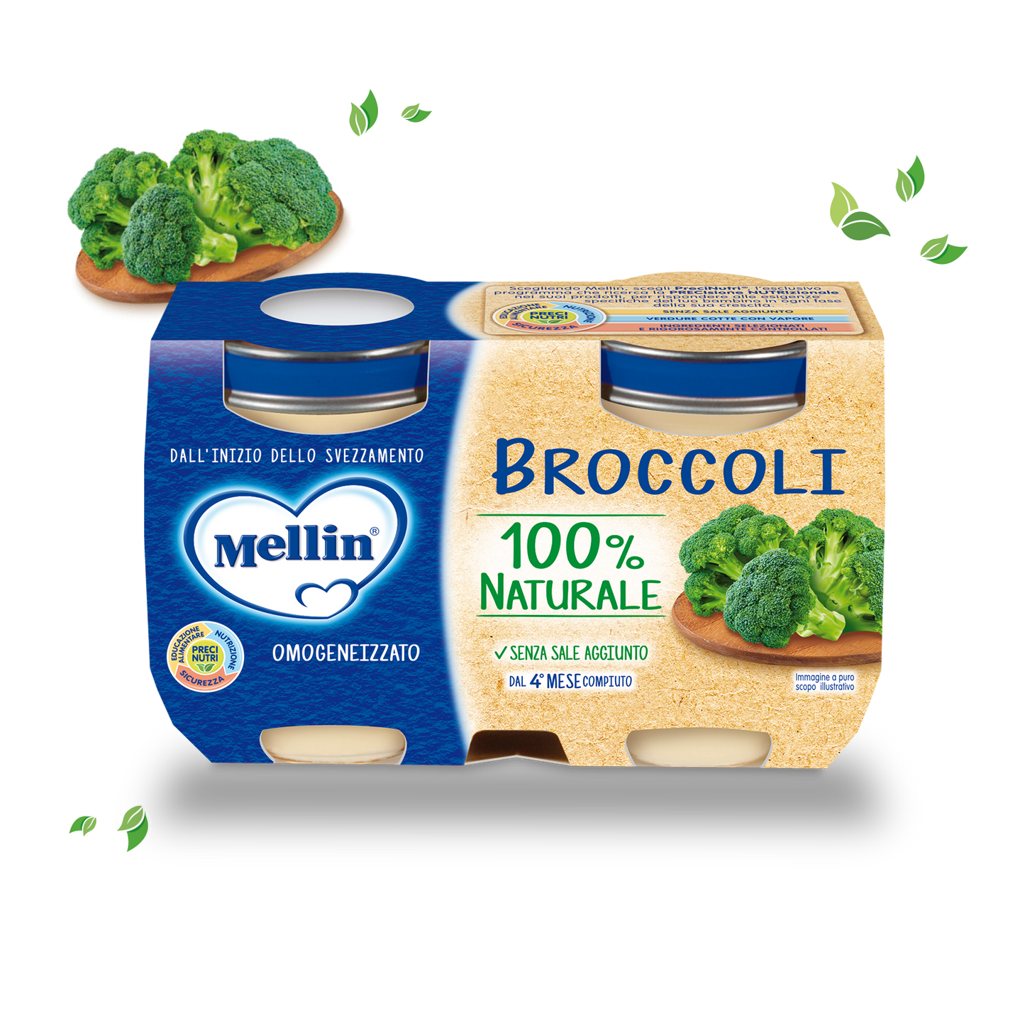 MELLIN BROCCOLI 2X125G