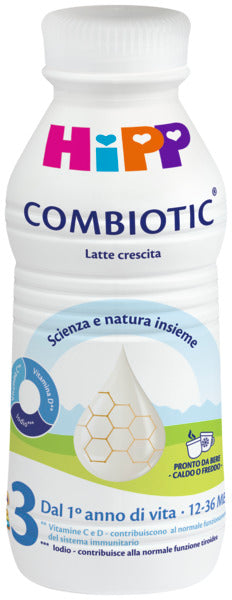 HIPP LATTE CRESCITA COMBIOTIC 3 X12PZ (brick cartone)
