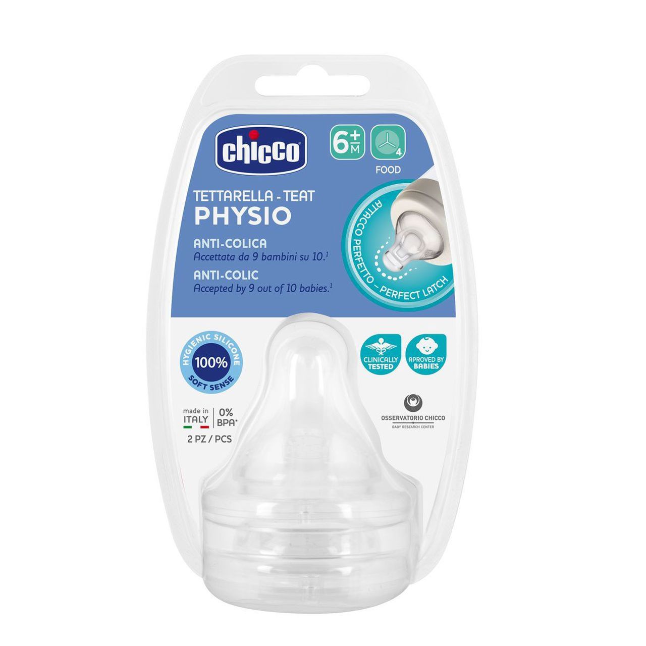 CHICCO TETTARELLA PHYSIO - SILICONE