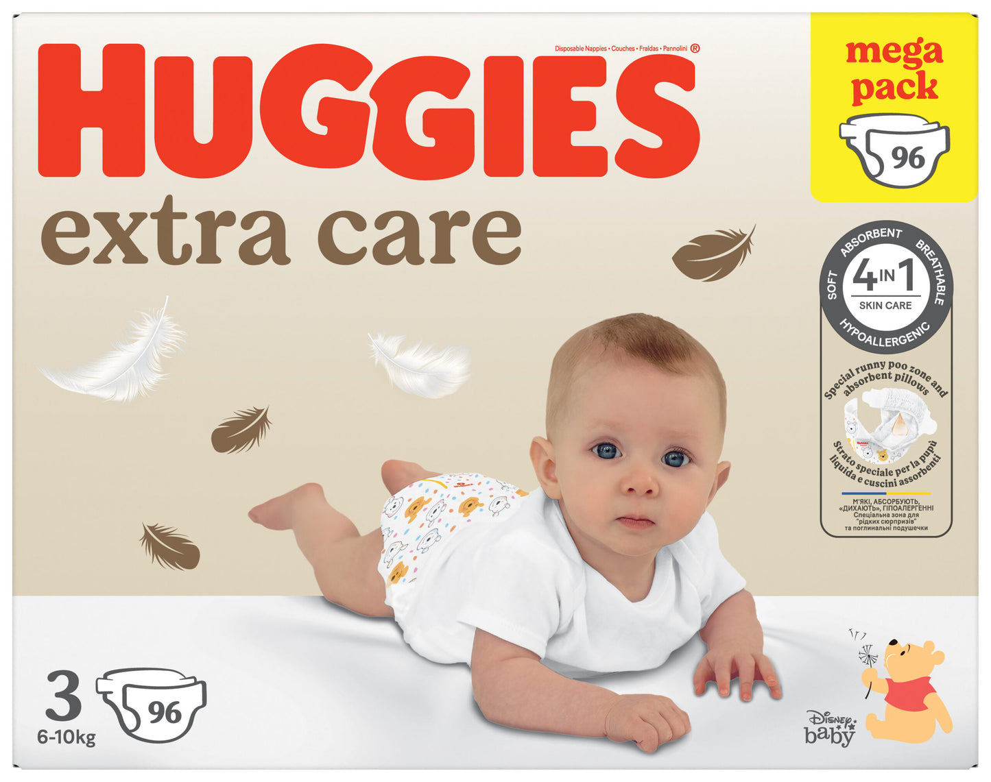 HUGGIES EXTRA CARE MEGA SCORTA TG.3