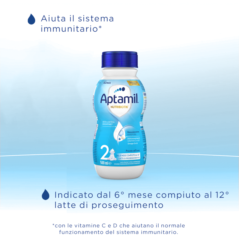 APTAMIL 2 LIQUIDO 500ML x 12 pz