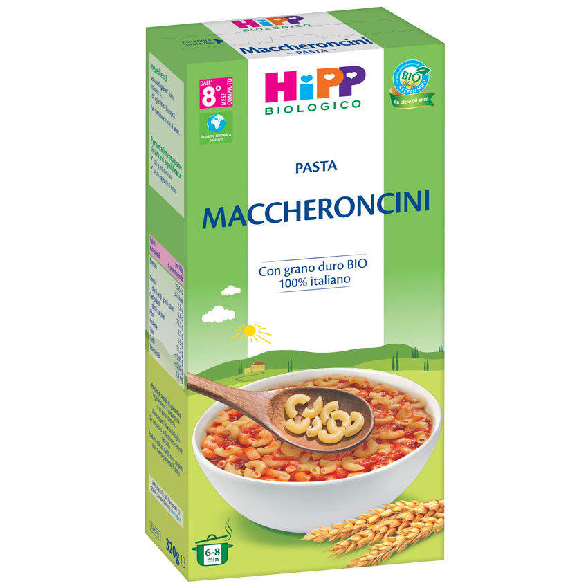 HIPP PASTINA MACCHERONCINI 320G