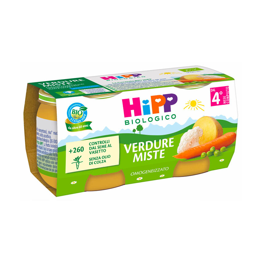 HIPP OMO VERDURE MISTE 2X80G