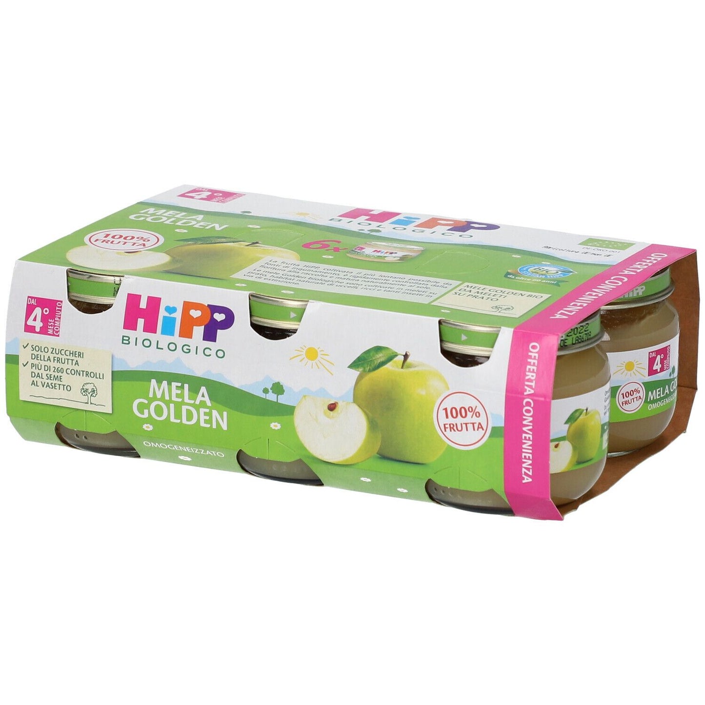 HIPP OMO MELA GOLDEN 6X80G