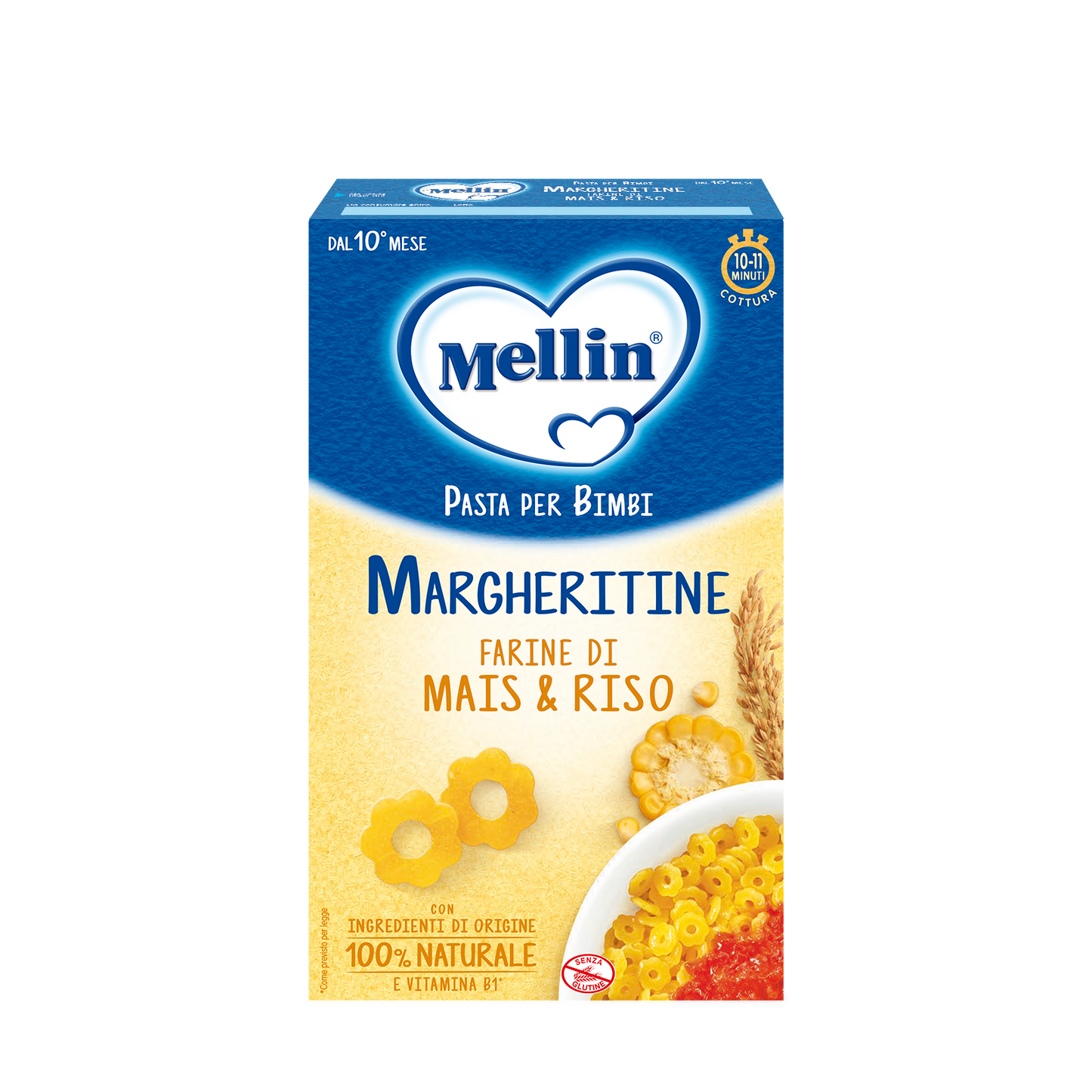 MELLIN MARGHERITINE CON MAIS E RISO 280G
