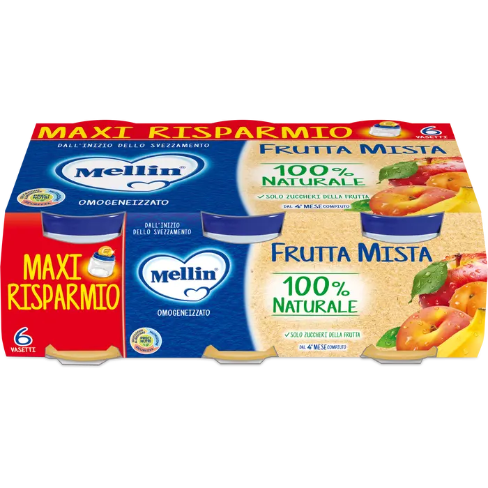 MELLIN OMOGENIZZATO FRUTTA MISTA 6X100G