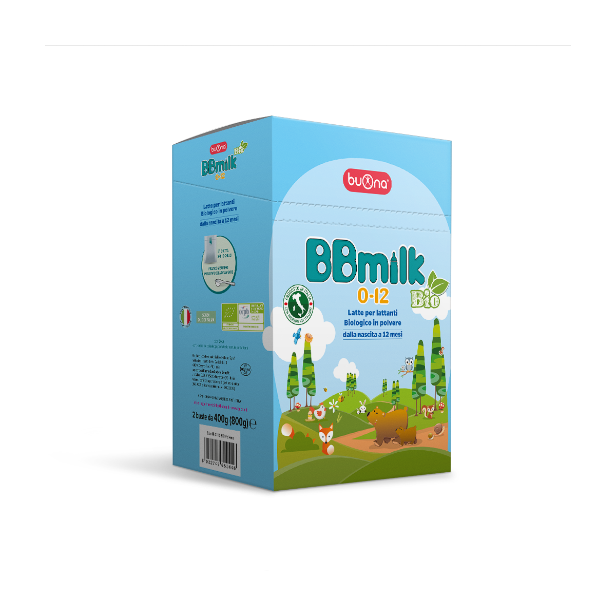 BBMILK 0-12 POLVERE 800G