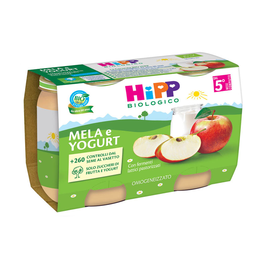 HIPP OMO MELA E YOGURT 2X125G