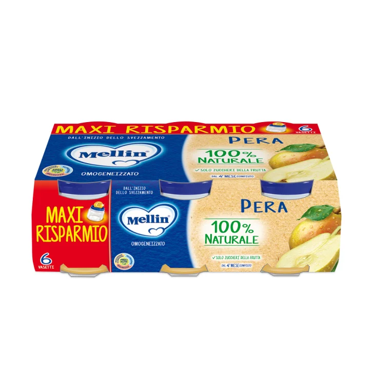 MELLIN OMOGENIZZATO PERA 6X100G