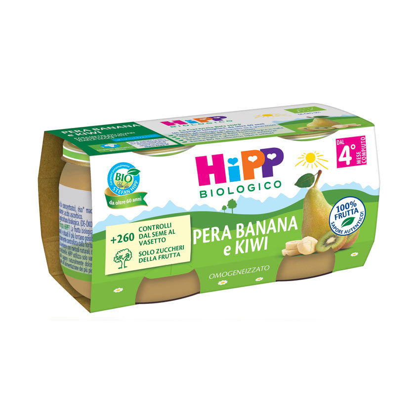 HIPP PERA BANANA E KIWI 2X80G