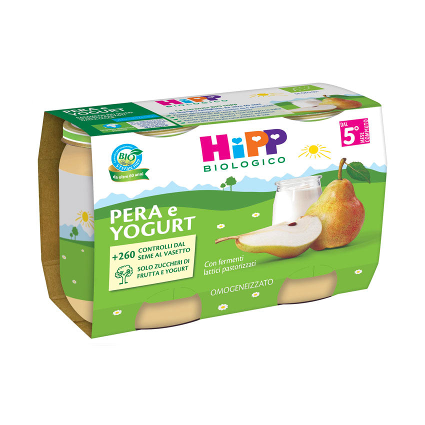 HIPP OMO PERA E YOGURT 2X125G