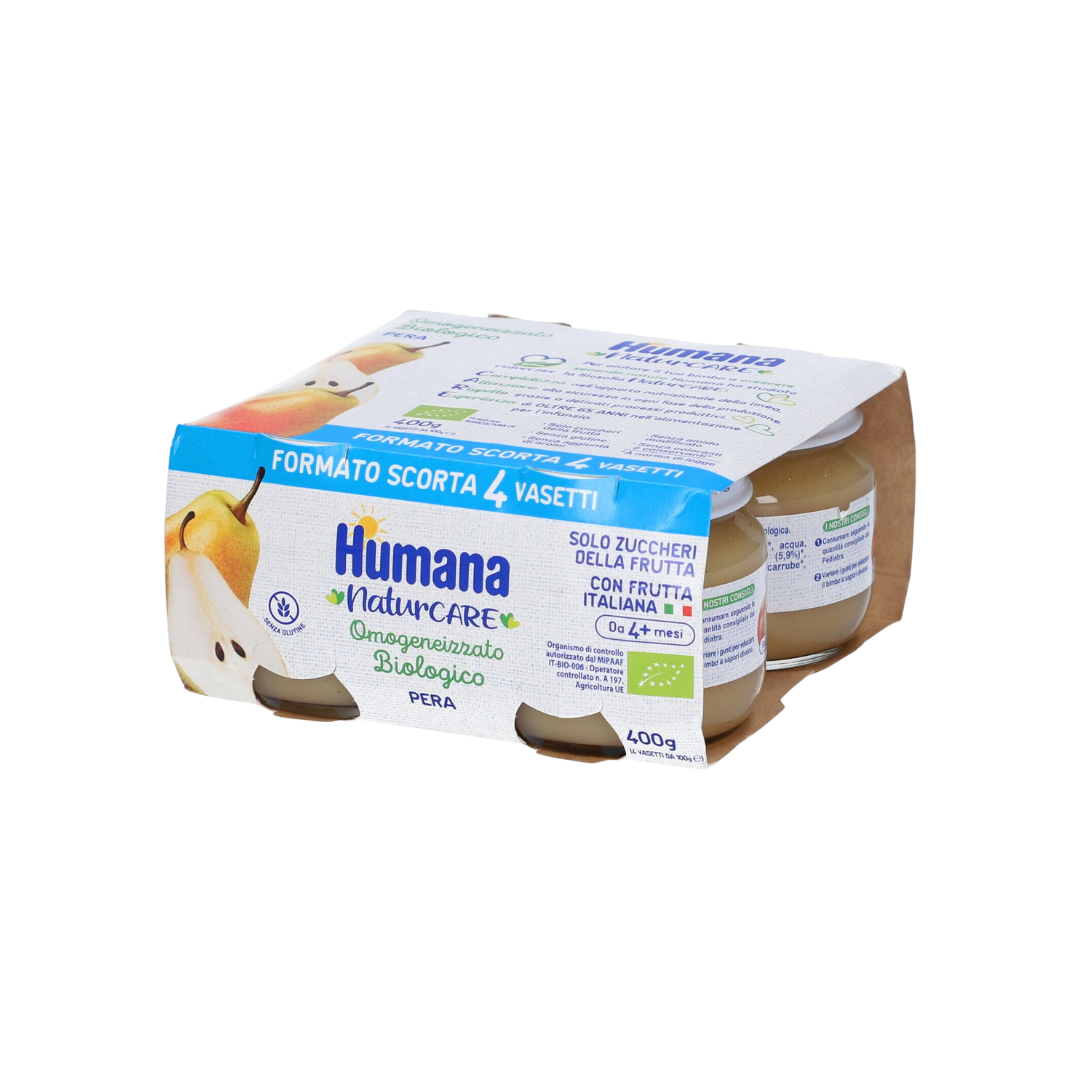 HUMANA OMO PERA 4X100G