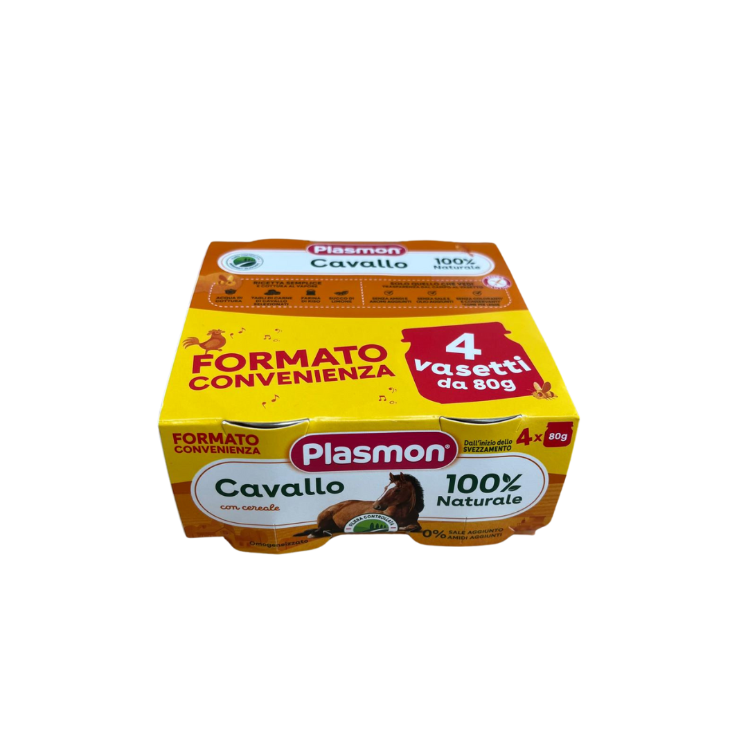 PLASMON OMO CAVALLO 4X80G