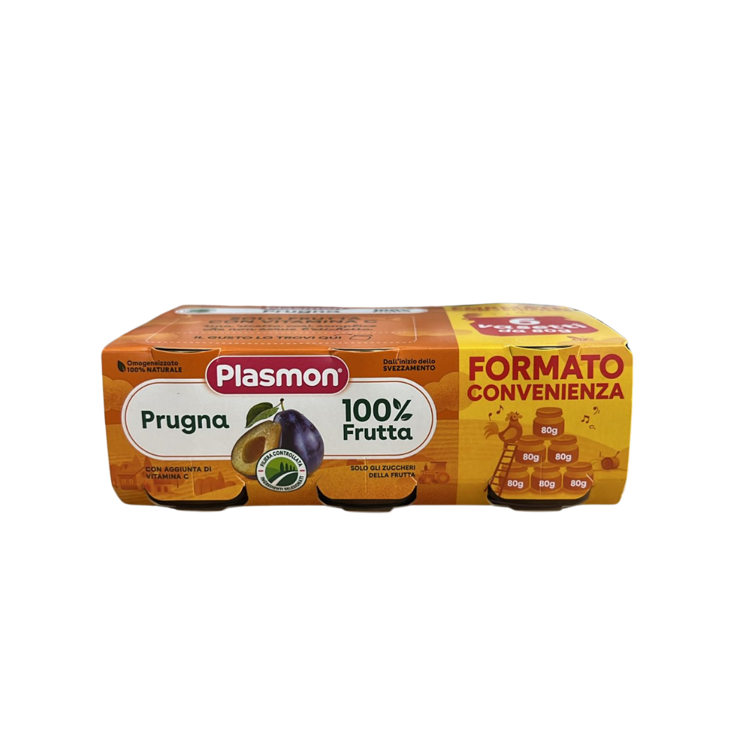 PLASMON OMO PRUGNA 6X80G