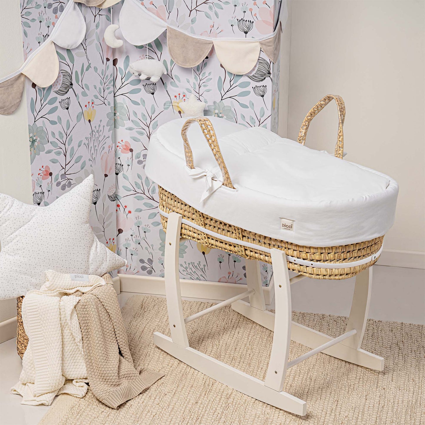 PICCI STRUTTURA IN LEGNO PORTA CESTA