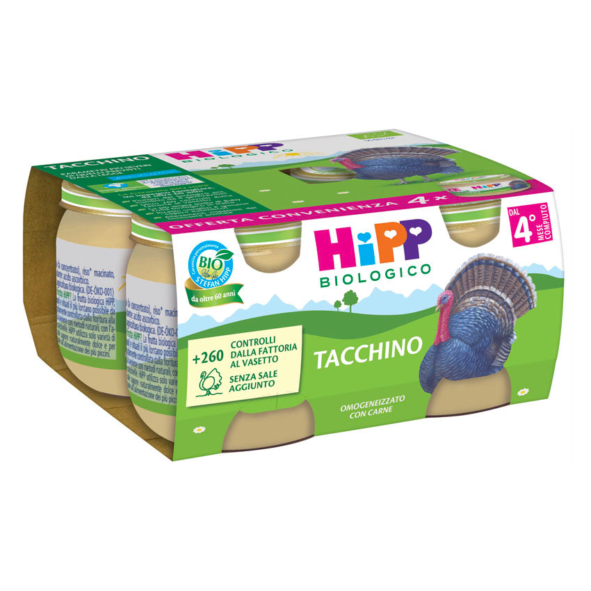 HIPP OMO TACCHINO 4X80G