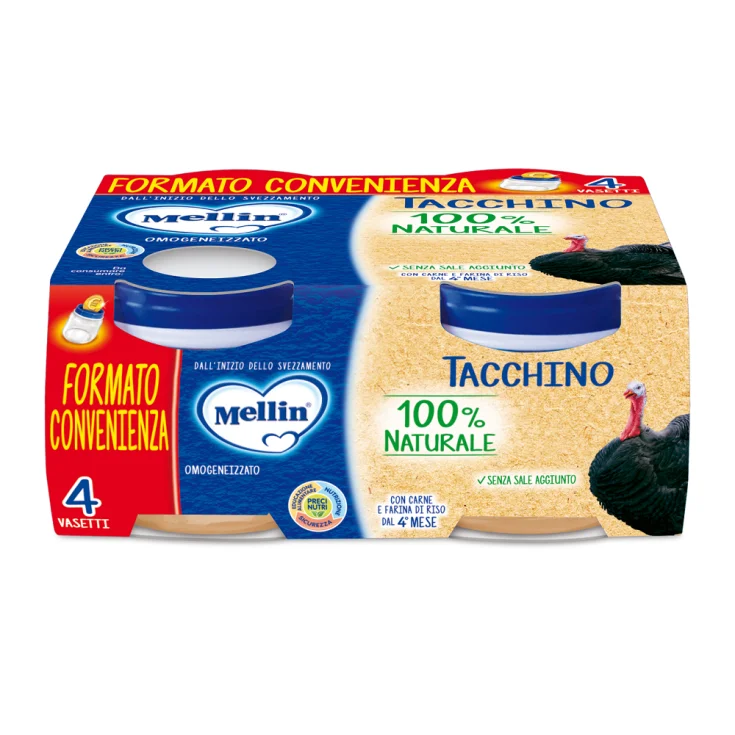 MELLIN OMOGENIZZATO TACCHINO 4X80G