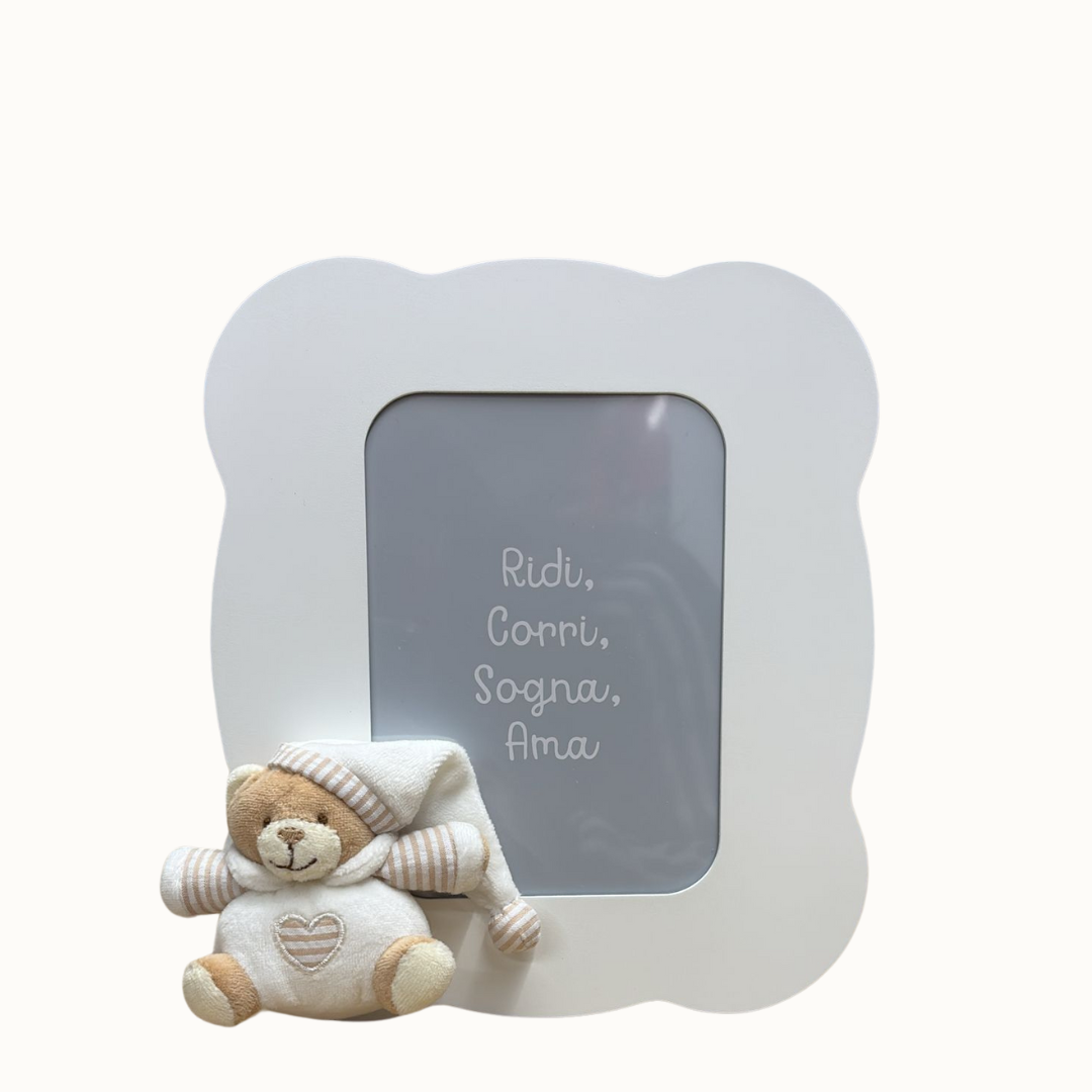 MENDOZZI PORTAFOTO CON PELUCHE 26X23CM