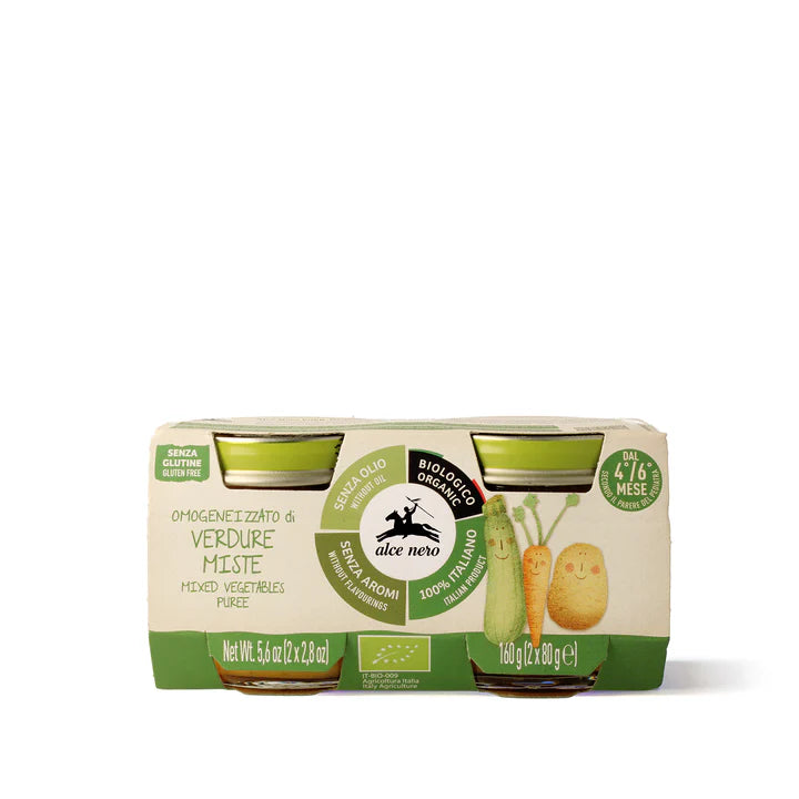 ALCE NERO OMO VERDURE MISTE 2X80G