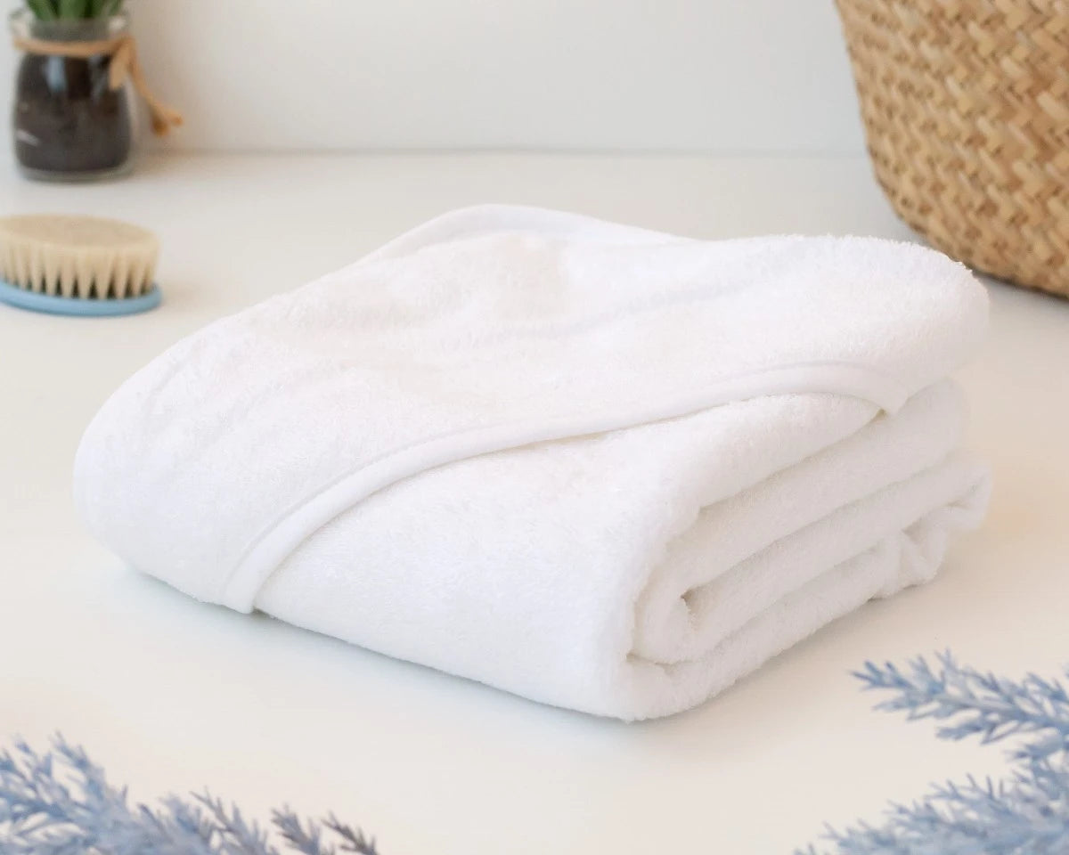 KIOKIDS TELO BAGNO BAMBU' BIANCO