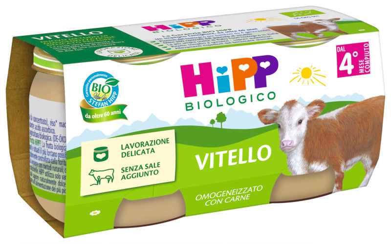 HIPP OMO VITELLO 2X80G
