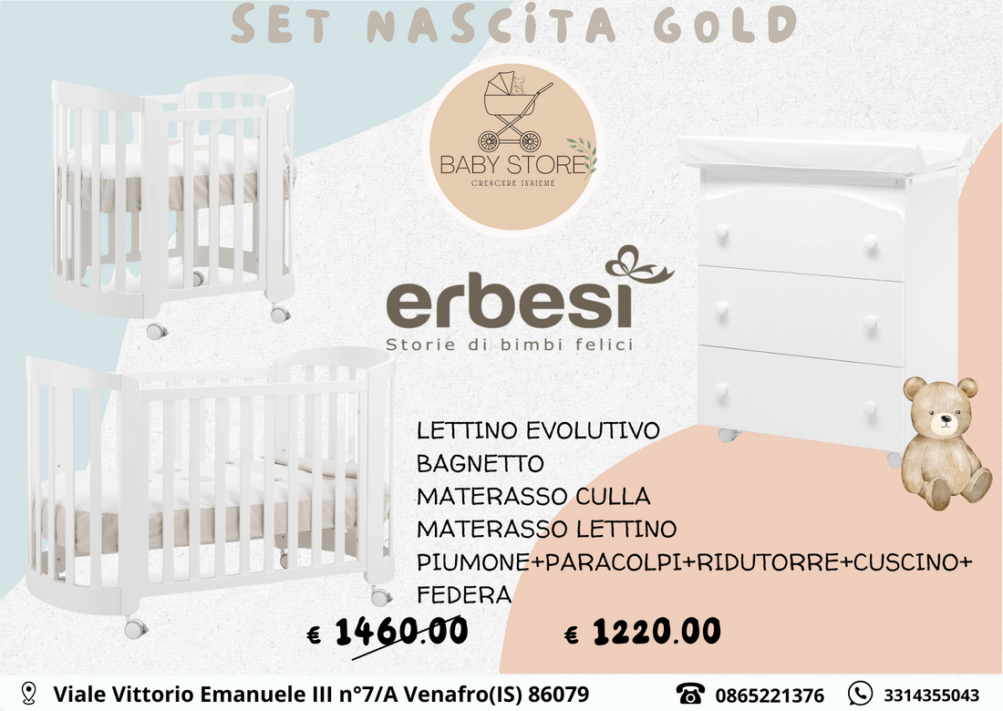 SET NASCITA GOLD SWEET