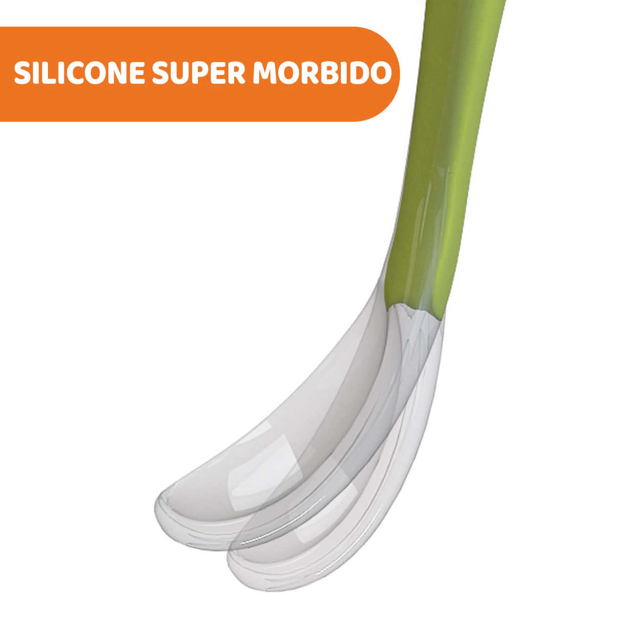 CHICCO CUCCHIAIO IN MORBIDO SILICONE 6M+