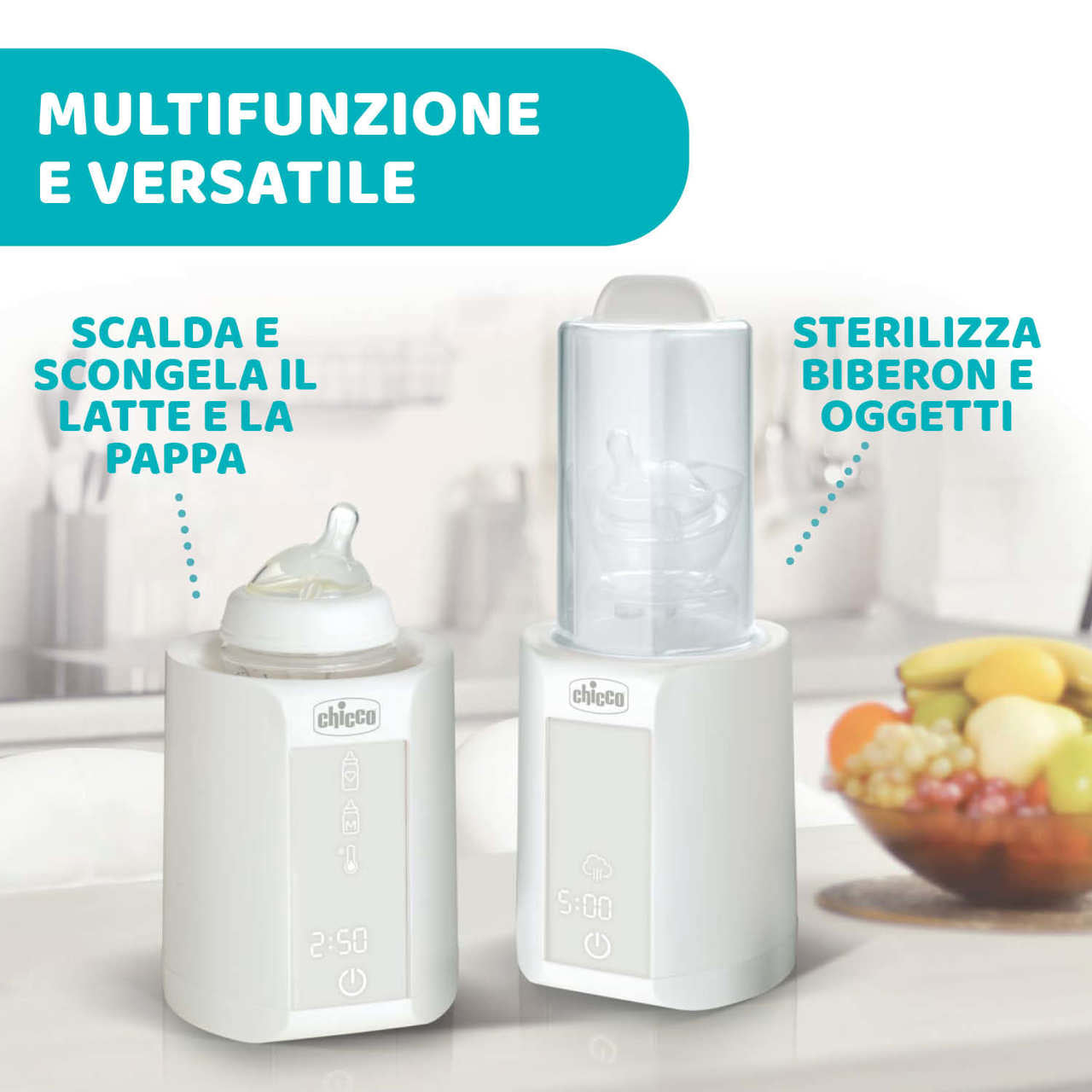 CHICCO SCALDABIBERON+STERILIZZATORE