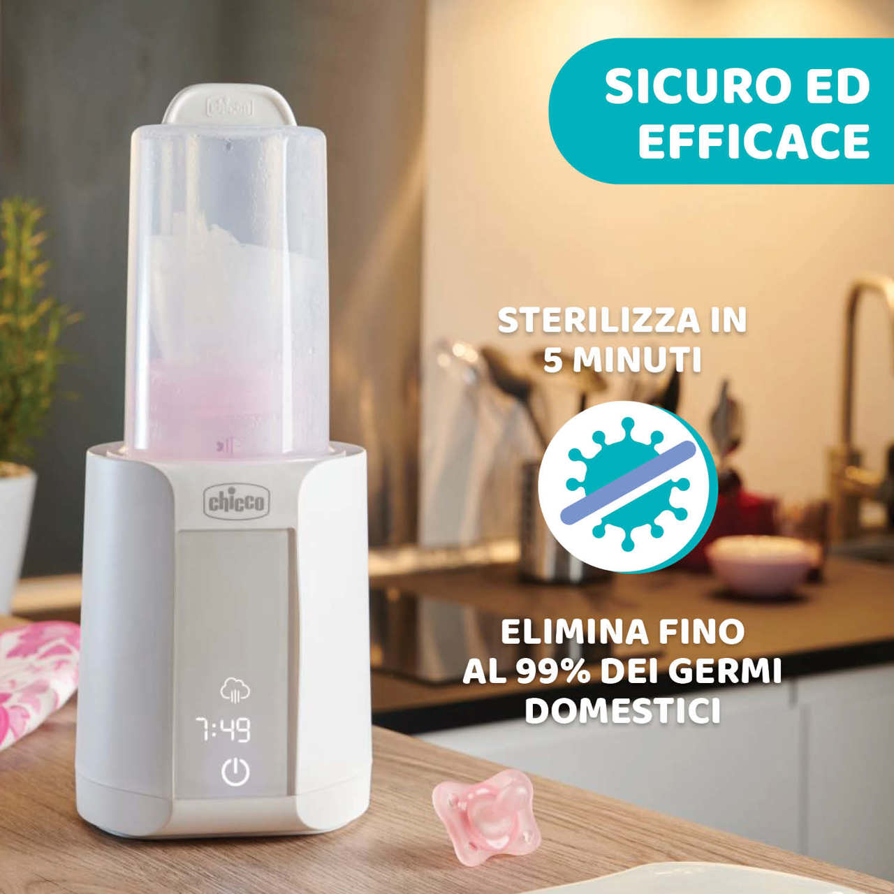 CHICCO SCALDABIBERON+STERILIZZATORE