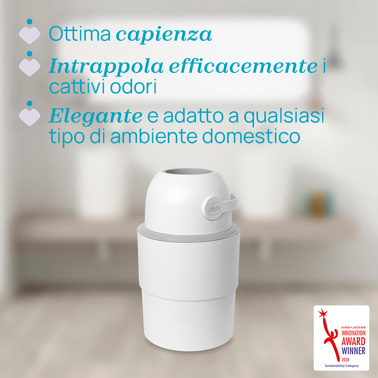 CHICCO MANGIA PANNOLINI TELESCOPICO