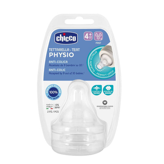 CHICCO TETTARELLA PHYSIO - SILICONE 4M+