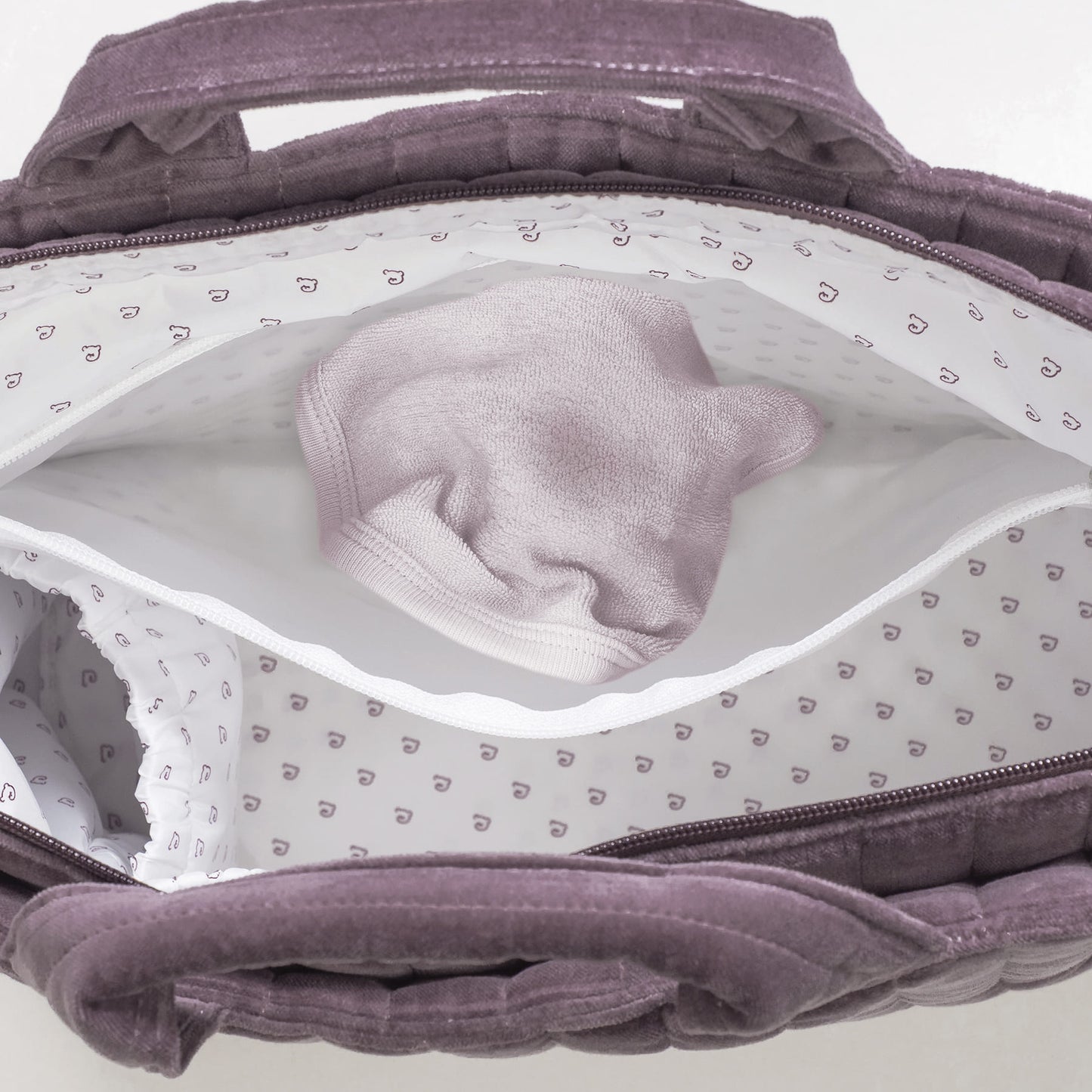 PASITO A PASITO BORSA FASCIATOIO CHERRY VELVET