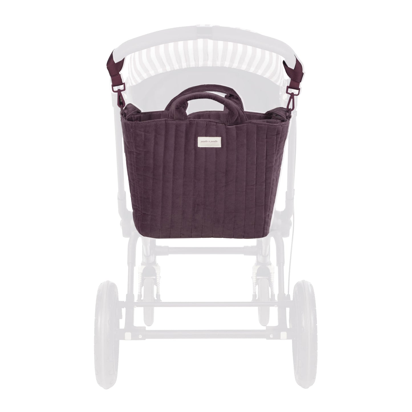 PASITO A PASITO BORSA FASCIATOIO CHERRY VELVET