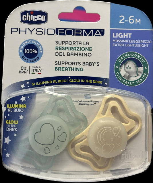 CHICCO SUCCHIETTO PHYSIOFORMA® LIGHT 2-6M (2 PCS)