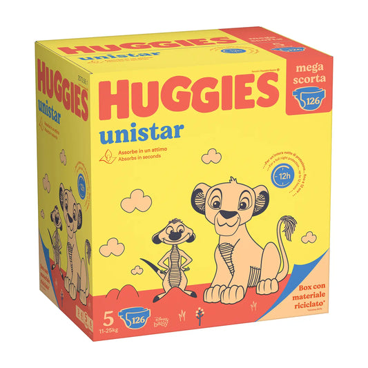 HUGGIES UNISTAR MEGA SCORTA TG.5