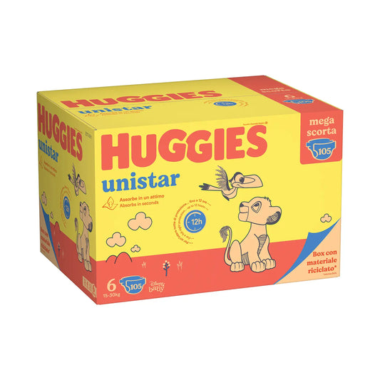 HUGGIES UNISTAR MEGA SCORTA TG.6