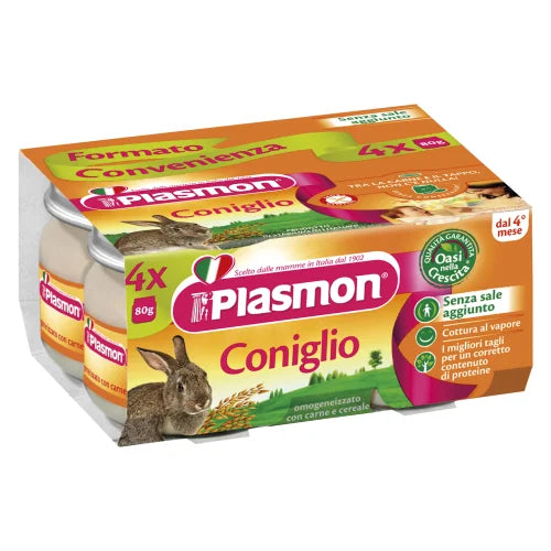 PLASMON OMO CONIGLIO 4X80G