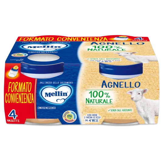 MELLIN OMOGENIZZATO AGNELLO 4X80G