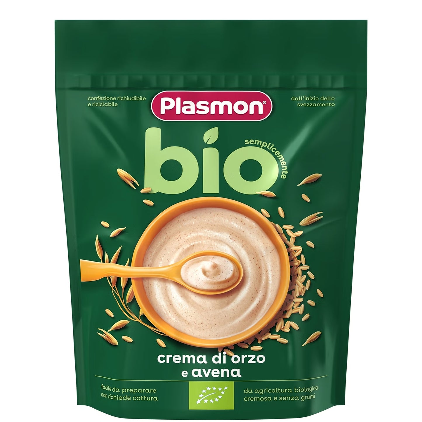 PLASMON BIO CREMA DI AVENA E ORZO 200G