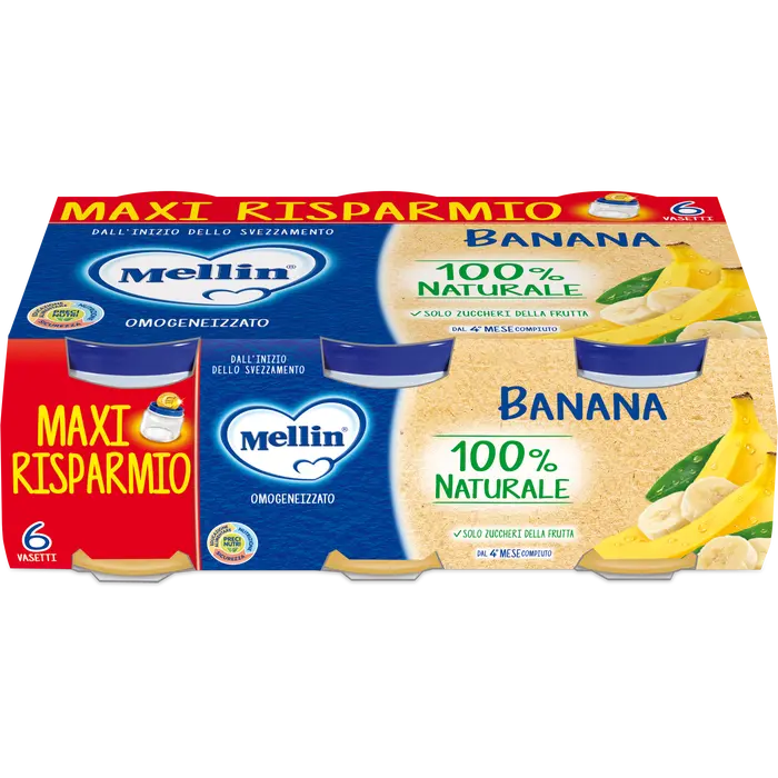 MELLIN OMOGENIZZATO BANANA 6X100G