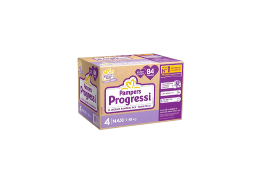 PAMPERS QUADRI PROGRESSI TG.4 84PZ