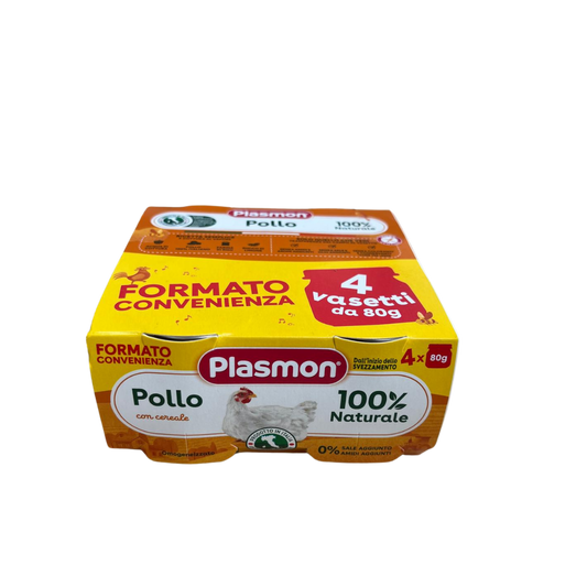 PLASMON OMO POLLO 4X80G