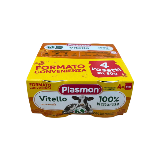 PLASMON OMO VITELLO 4X80G