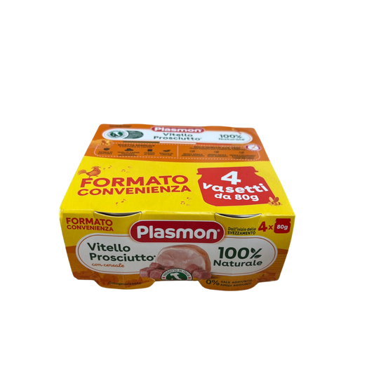 PLASMON OMO VITELLO E PROSCIUTTO 4X80G