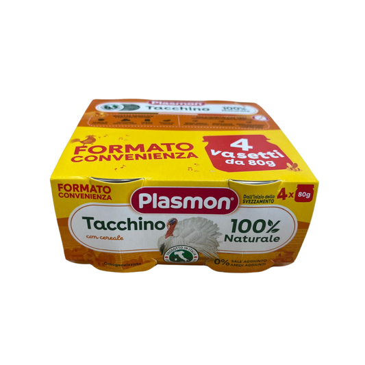 PLASMON OMO TACCHINO 4X80G