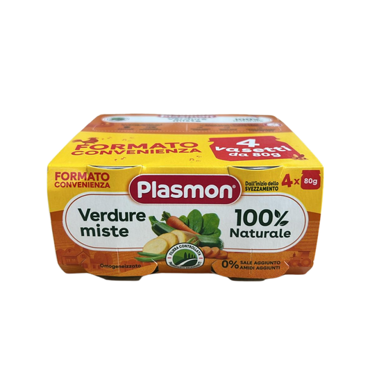 PLASMON OMO VERDURE MISTE 4X80