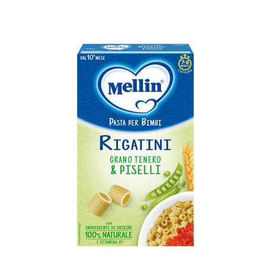 MELLIN RIGATINI CON GRANO TENERO E PISELLI 280G