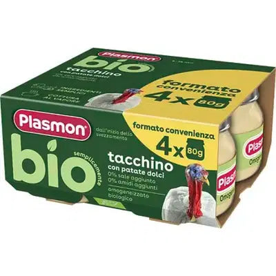 PLASMON OMO BIO TACCHINO 4X80G